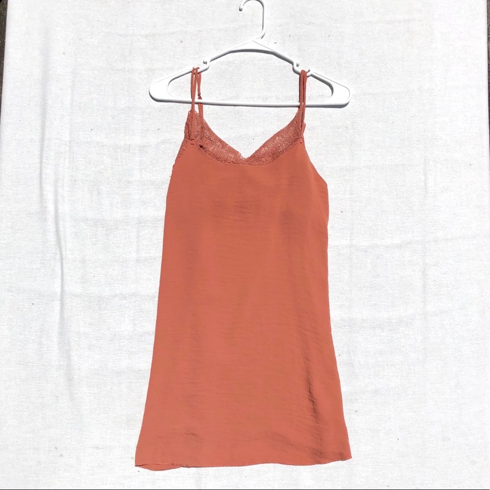 ✨Kendall & Kylie Burnt Orange Dress w/ Lace Bra!